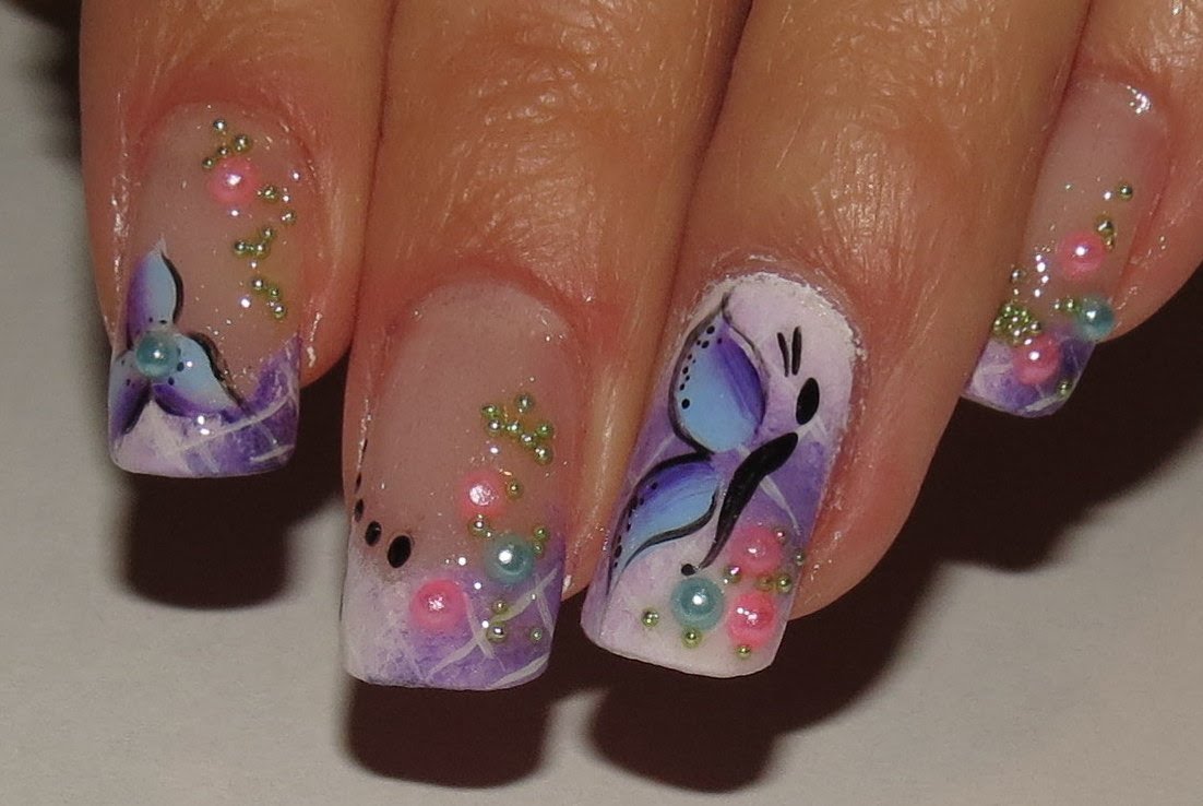 34 artistic butterfly nail art designs. 
