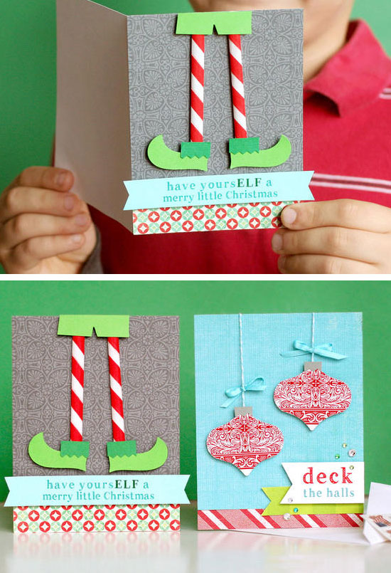 25 Easy Handmade Christmas Greetings Fun To Make With Your Kids Godfather Style
