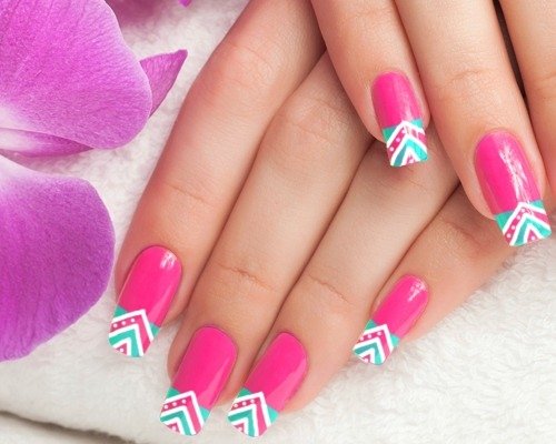 8. Tribal Nail Art with Lines and Dots - wide 6