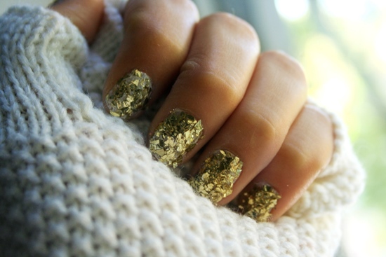 Gold Glitter Nail Designs - wide 9