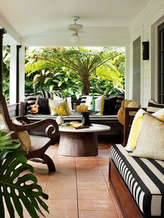21 Black And White Outdoor Space Inspirations Godfather Style