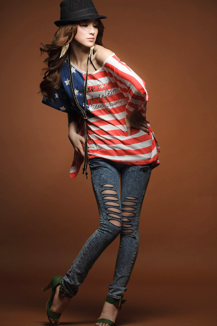 24 American Flag Print Design Clothing For 4Th July -4883