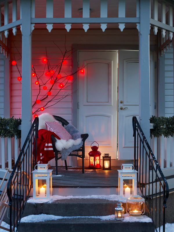 Unique Front Porch Christmas Decorations 